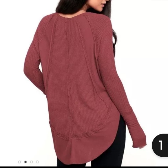 Free People Laguna Thermal Tunic, size Large - Picture 3 of 10